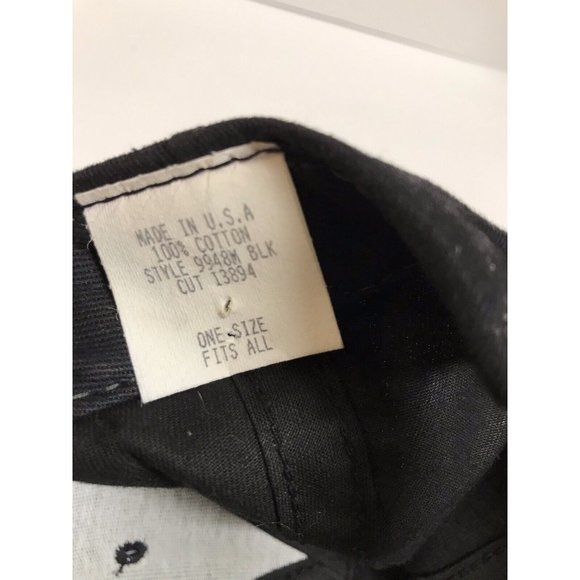 Vintage 90's Guess Jeans American Classic Black Snapback Hat - Picture 8 of 9